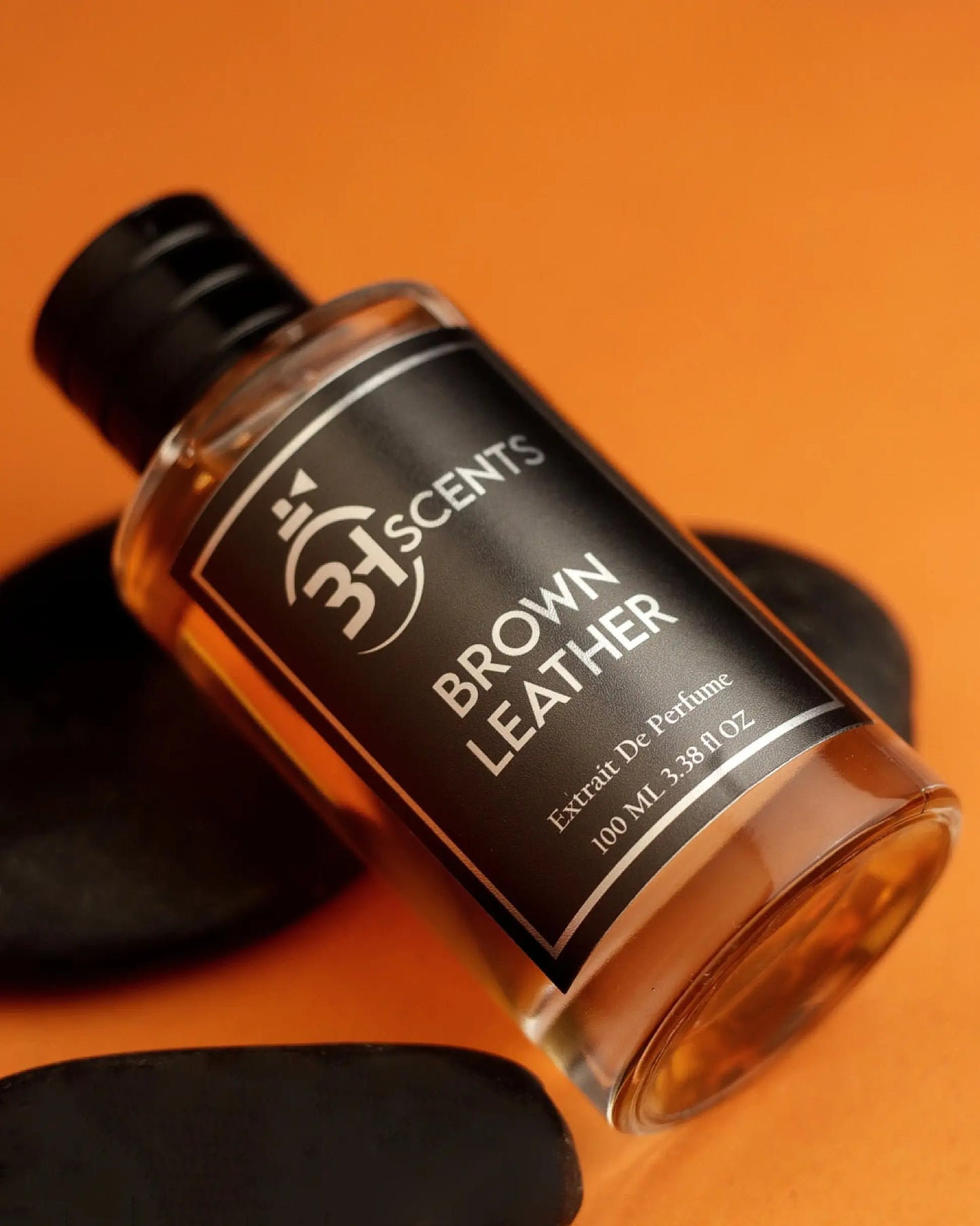 Brown Leather  3.38 Fl Oz