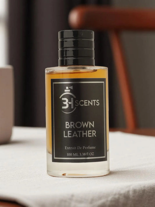 Brown Leather  3.38 Fl Oz