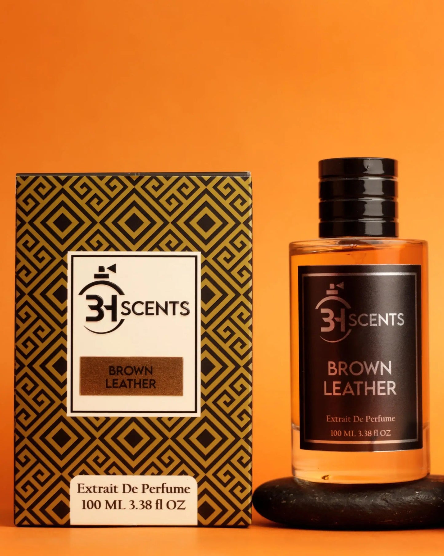 Brown Leather  3.38 Fl Oz