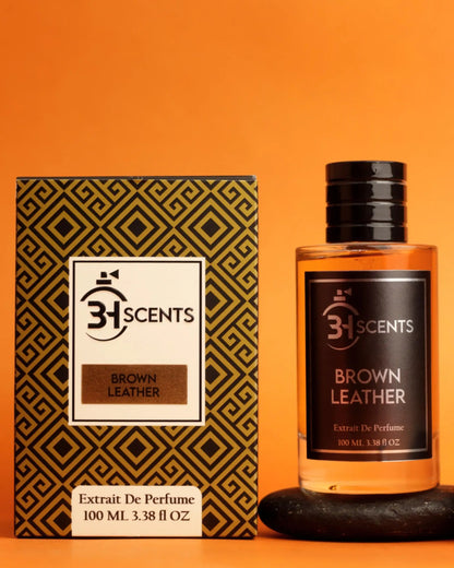 Brown Leather  3.38 Fl Oz