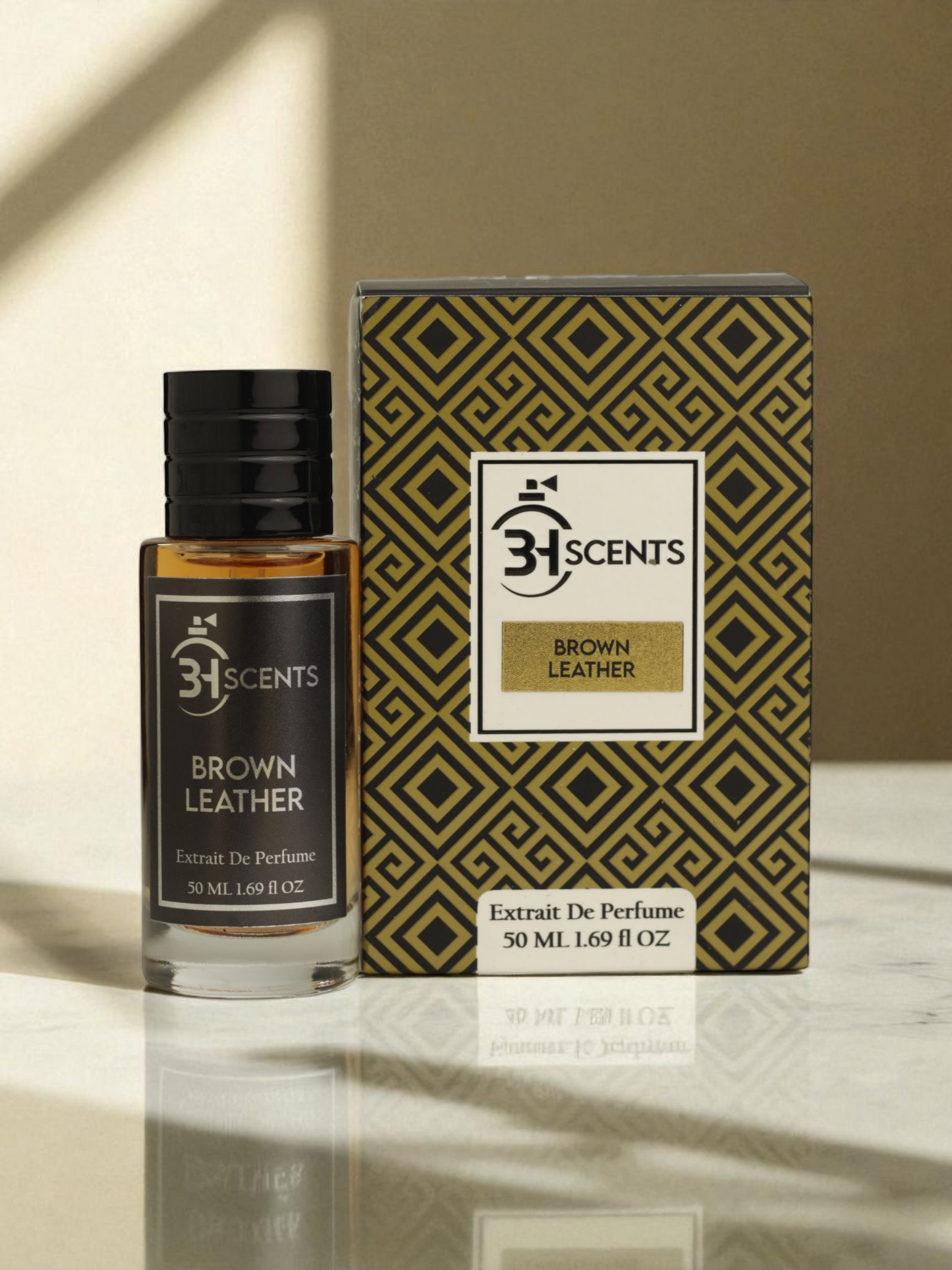 3HSCENT Brown Leather 50 Ml 1.69 Fl Oz