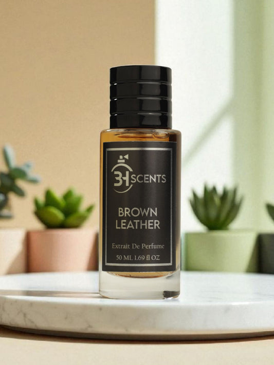 3HSCENT Brown Leather 50 Ml 1.69 Fl Oz