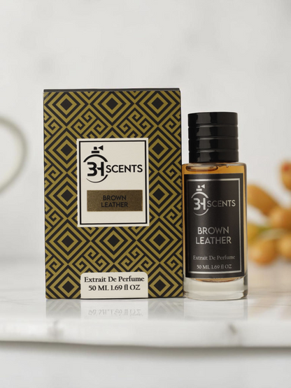 3HSCENT Brown Leather 50 Ml 1.69 Fl Oz